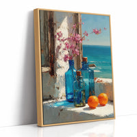Blue Glass by the Sea