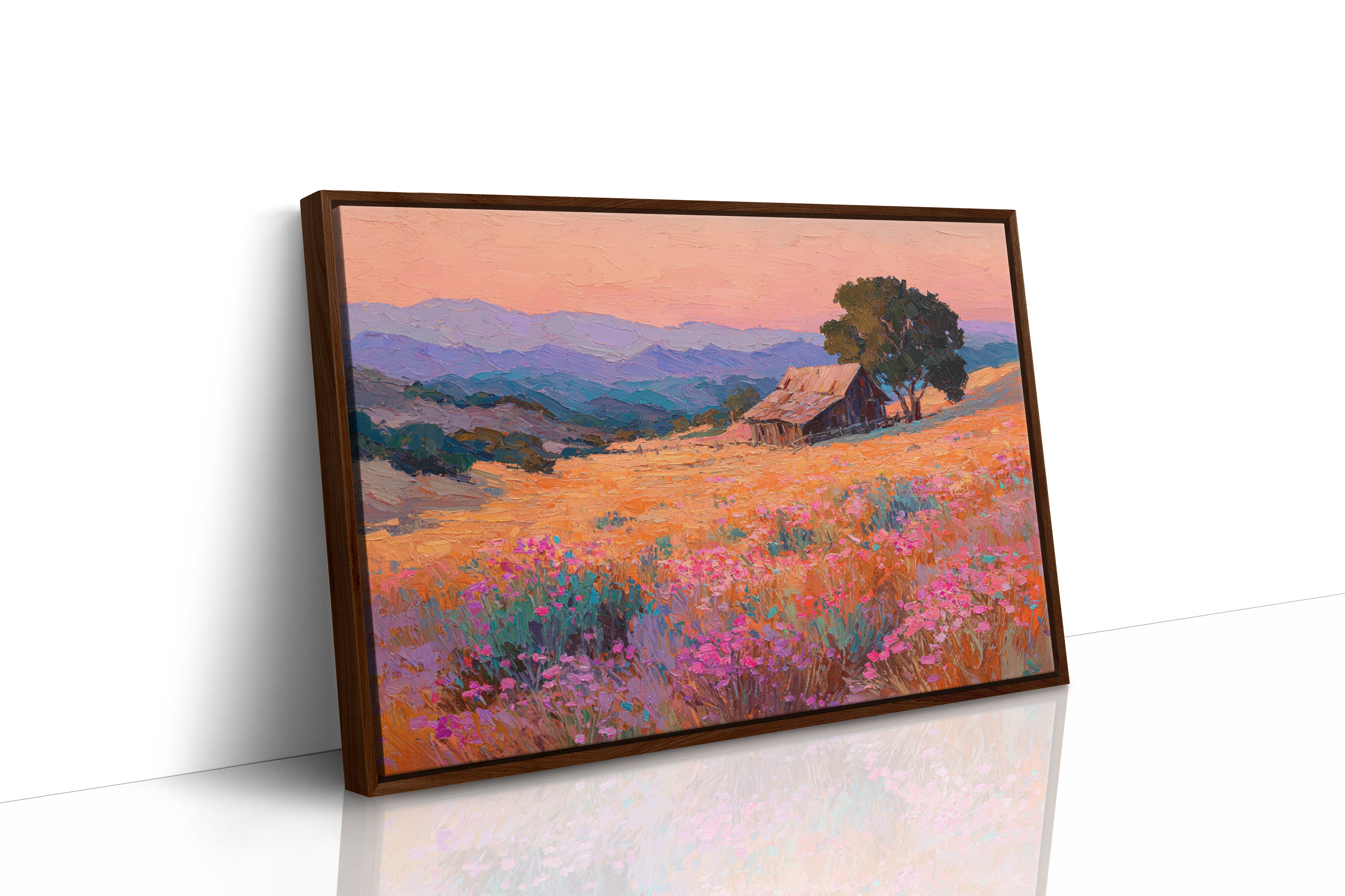Sunset Over Fields of Gold