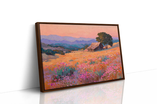 Sunset Over Fields of Gold