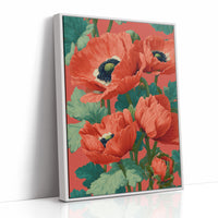 Red Poppies on a Warm Afternoon
