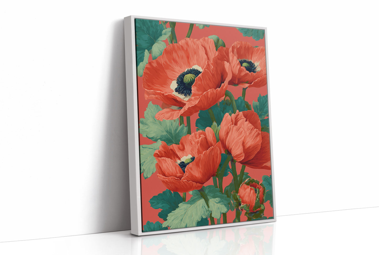 Red Poppies on a Warm Afternoon