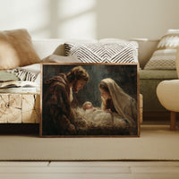 Sacred Light Fills Winter Night