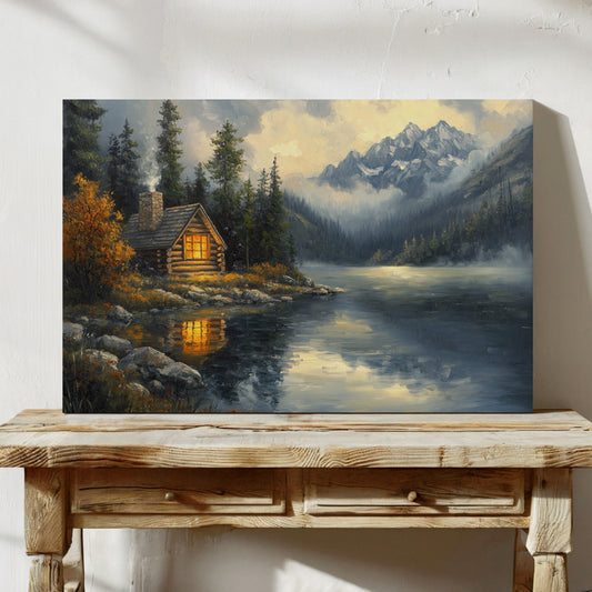 Autumn Light Warms Mountain Waters