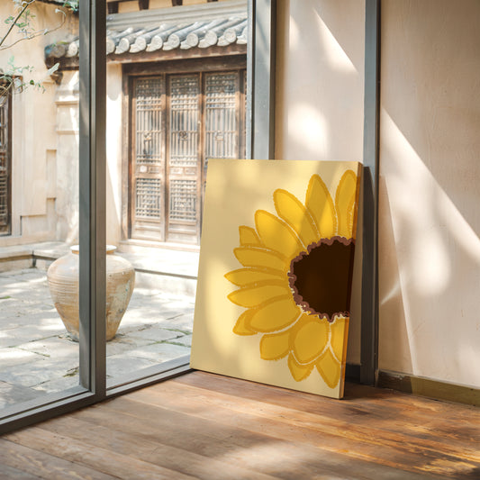 Petals Catch The Morning Gold