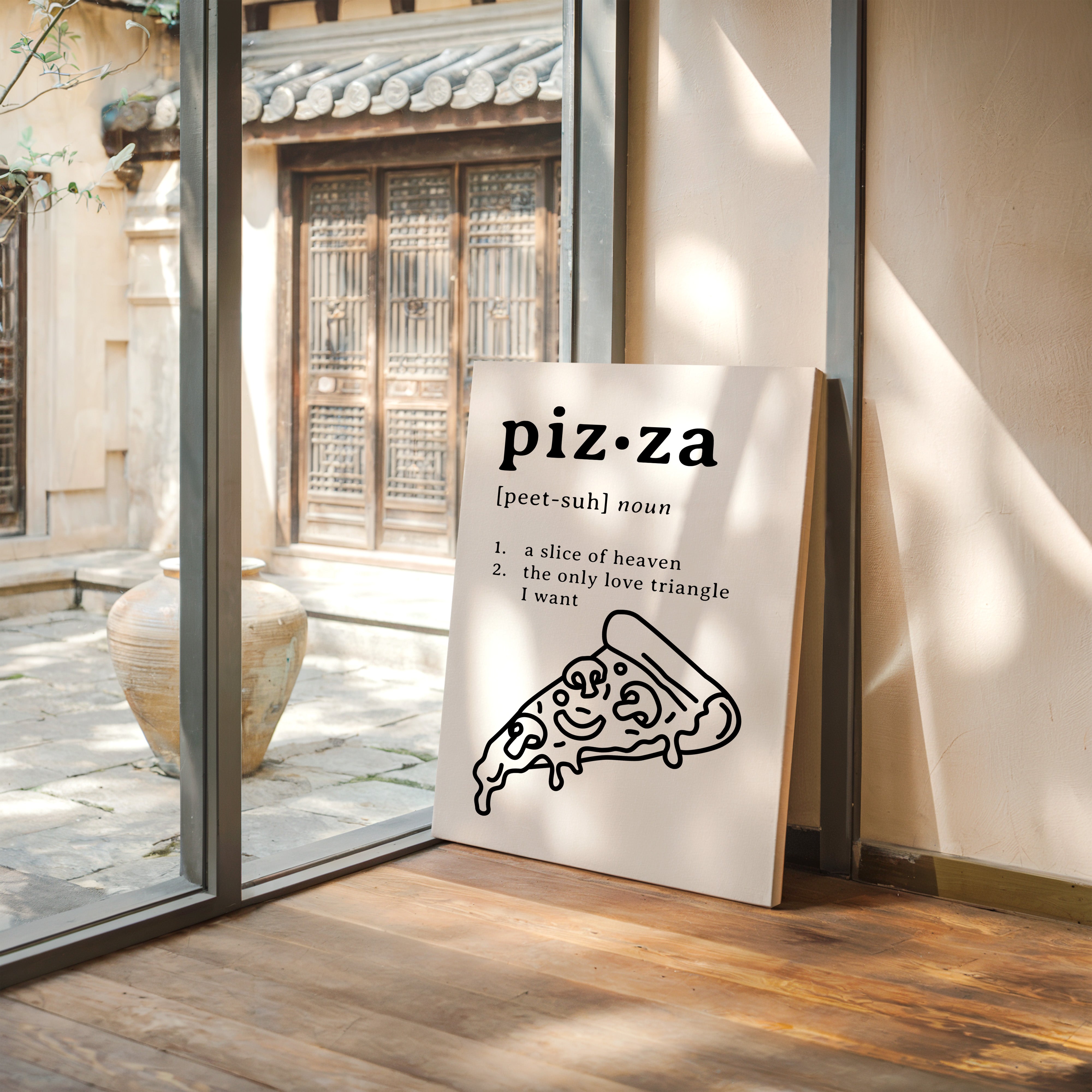 Dictionary Dreams Define Perfect Pizza