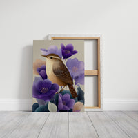 Small Bird, Excellent Taste in Flowers