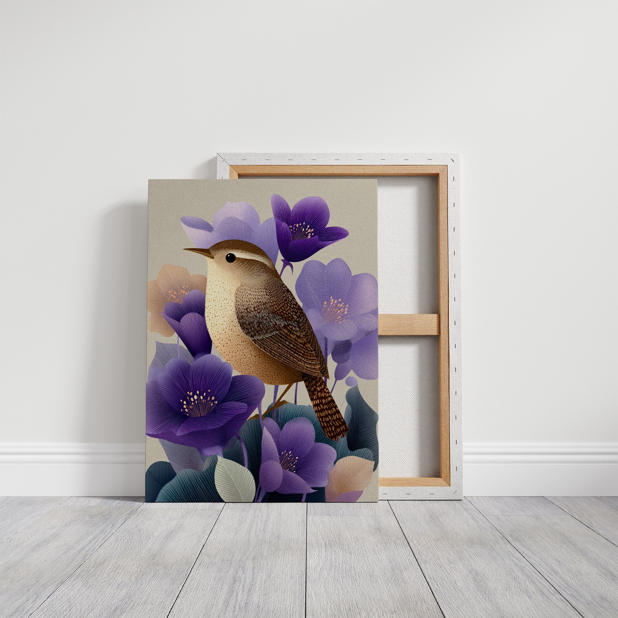 Small Bird, Excellent Taste in Flowers
