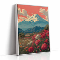 Where the Chrysanthemums Face Fuji