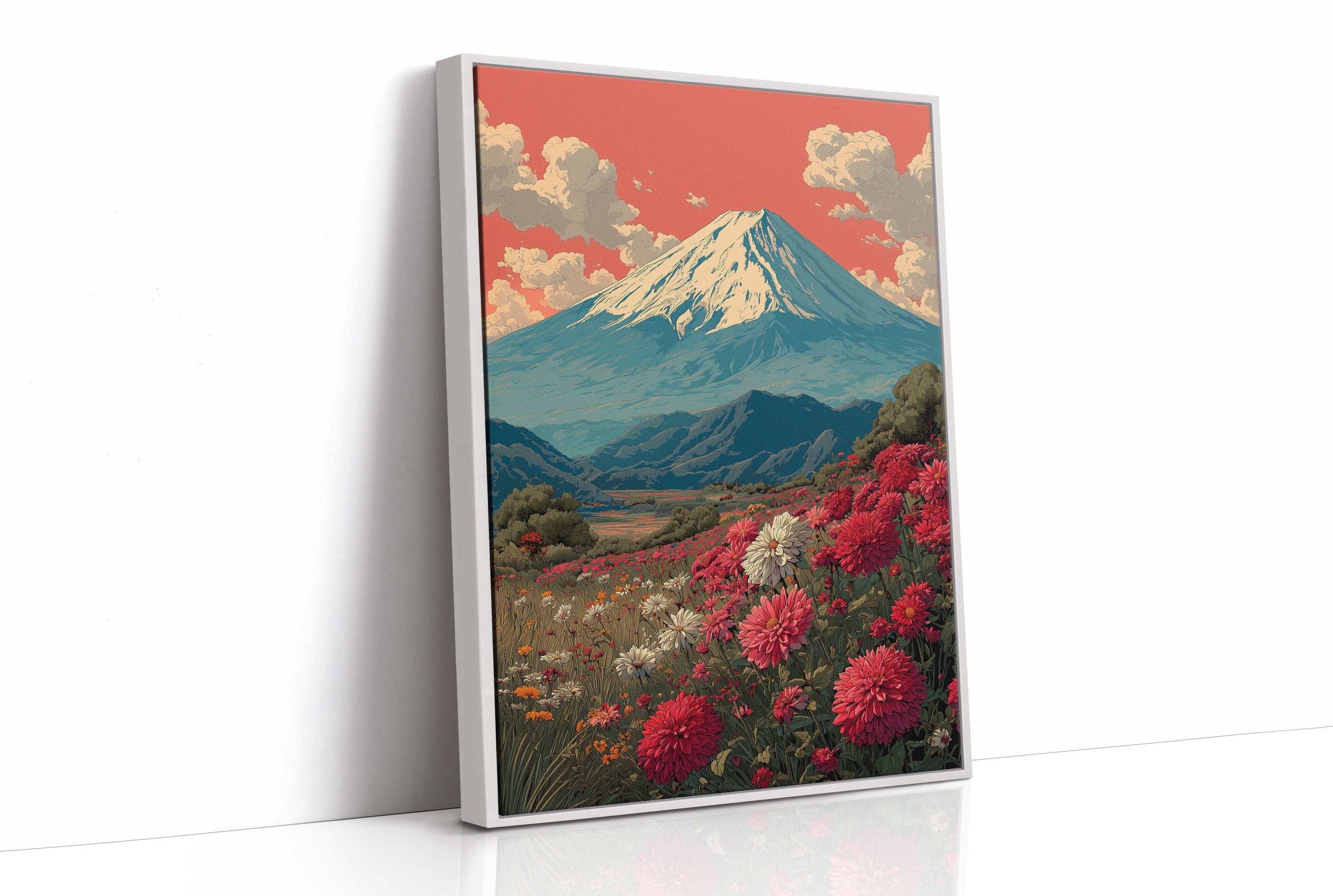 Where the Chrysanthemums Face Fuji