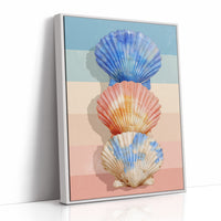 Scallops in Sunset Stripes
