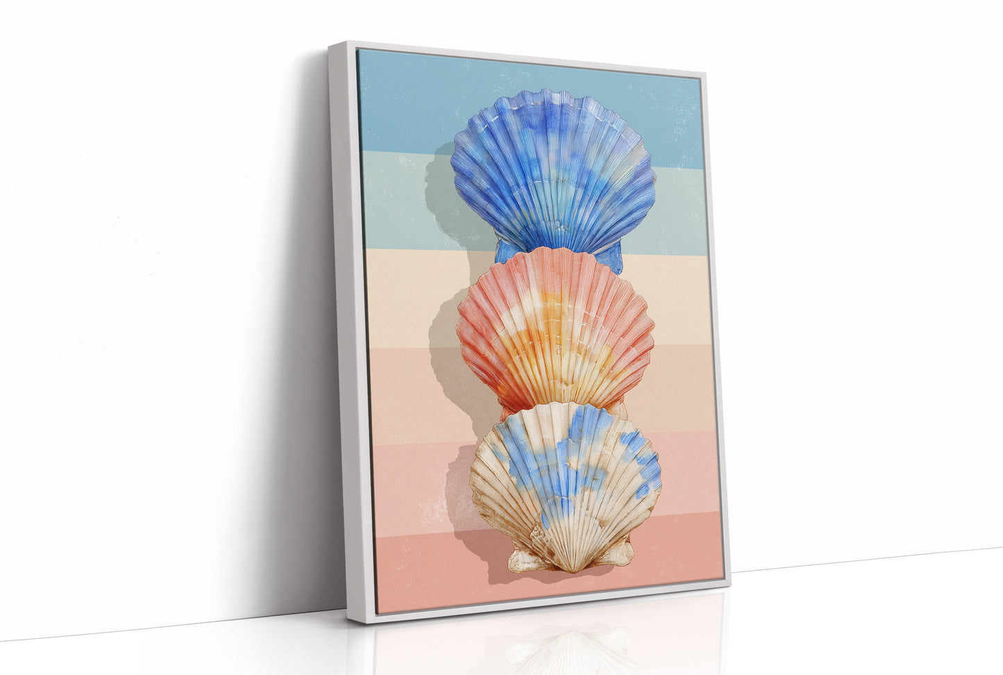 Scallops in Sunset Stripes