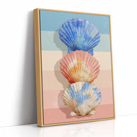 Scallops in Sunset Stripes