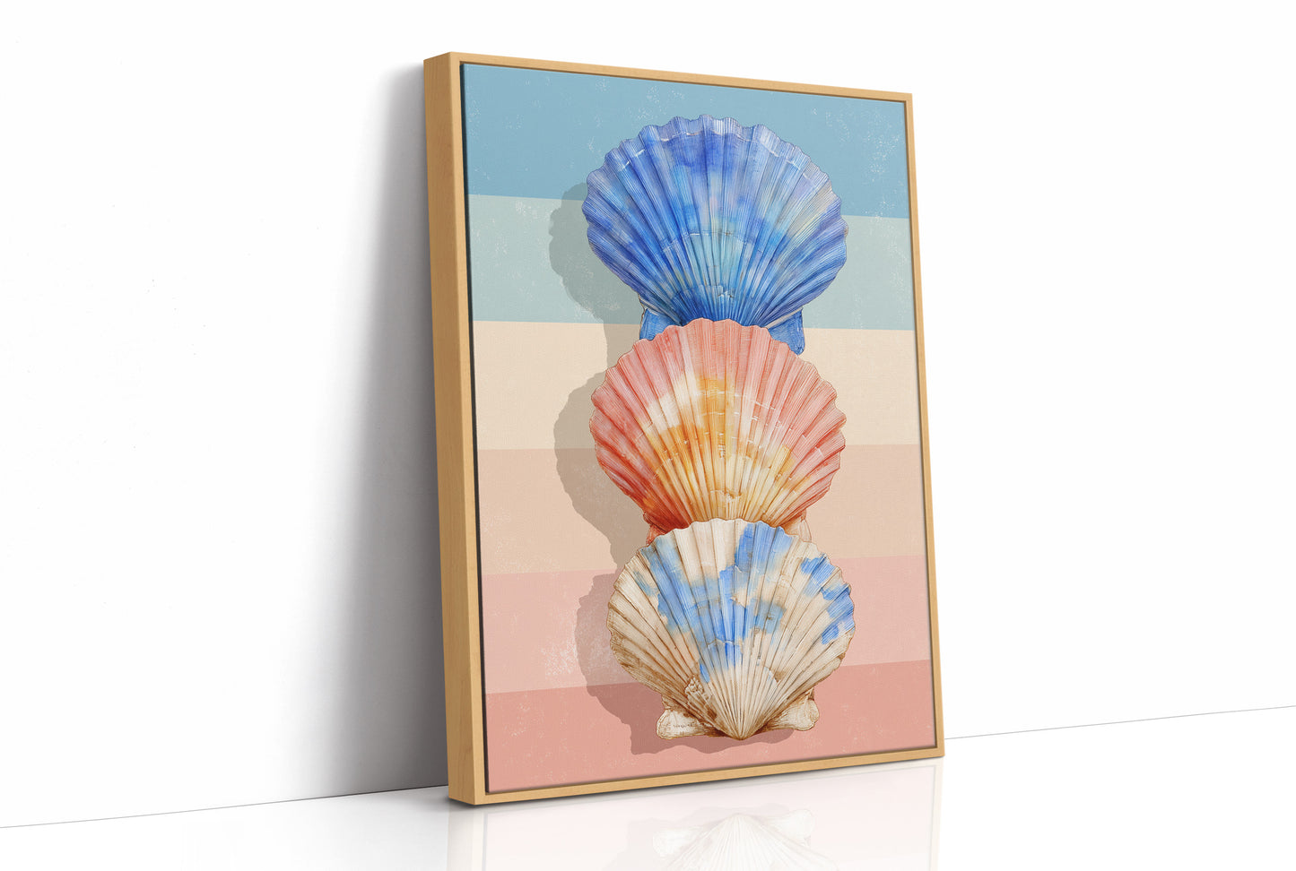 Scallops in Sunset Stripes