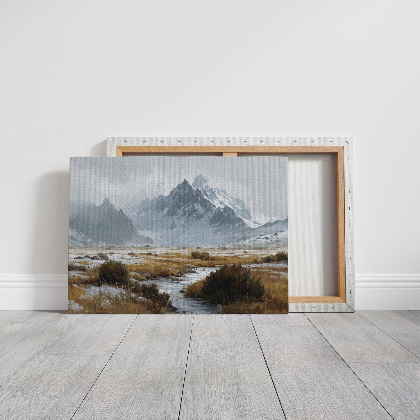Winter Grasses Dance Below Peaks