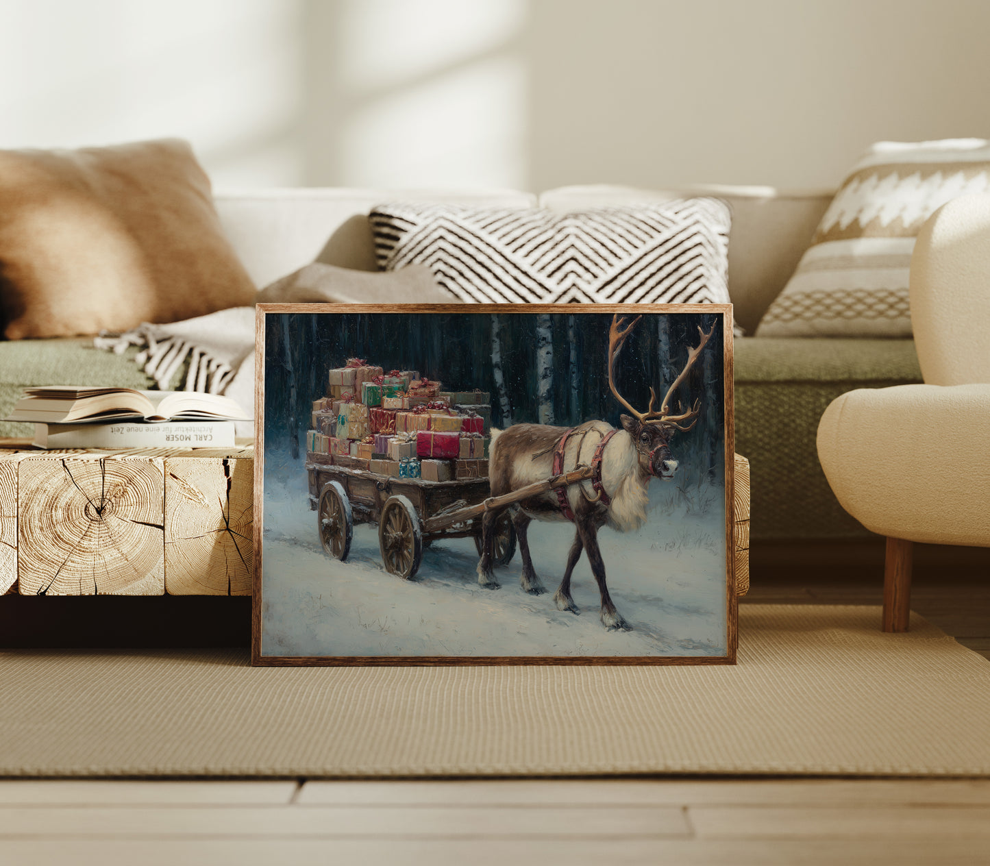 Snow Path Leads To Magic Night