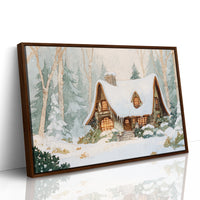 Cottage Beneath a Winter Veil