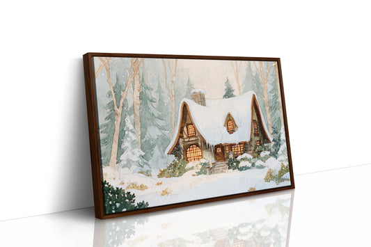 Cottage Beneath a Winter Veil