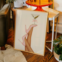 Pink Stilettos Serve Martini Magic