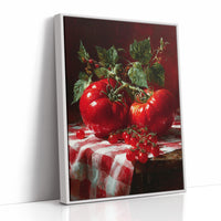 Heirloom Reds on Gingham