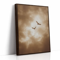 Twilight Hunters Cross Sepia Skies