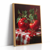 Heirloom Reds on Gingham