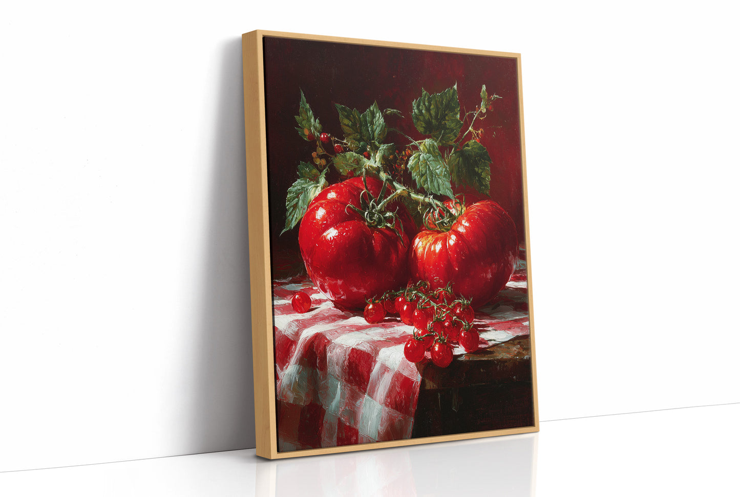Heirloom Reds on Gingham