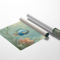 Blue Dancer In Coral Symphony