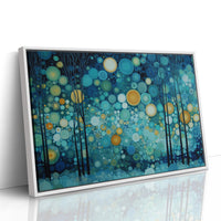 Fireflies Dance Through Midnight Forest