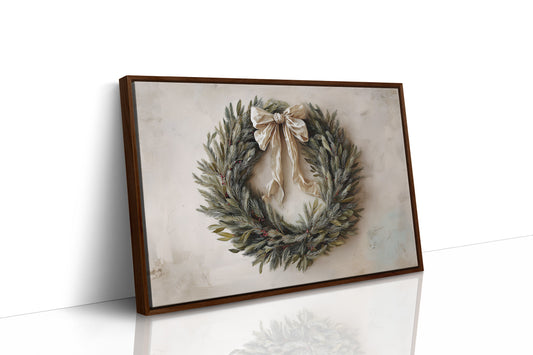 Evergreen Elegance Adorned With Silk