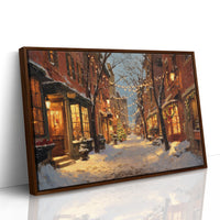 Beneath Twinkling Winter Lights