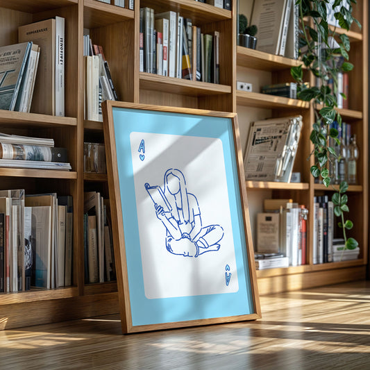 Blue Lines Tell Stories Simply