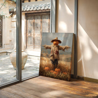 Harvest Guardian Watches Golden Fields