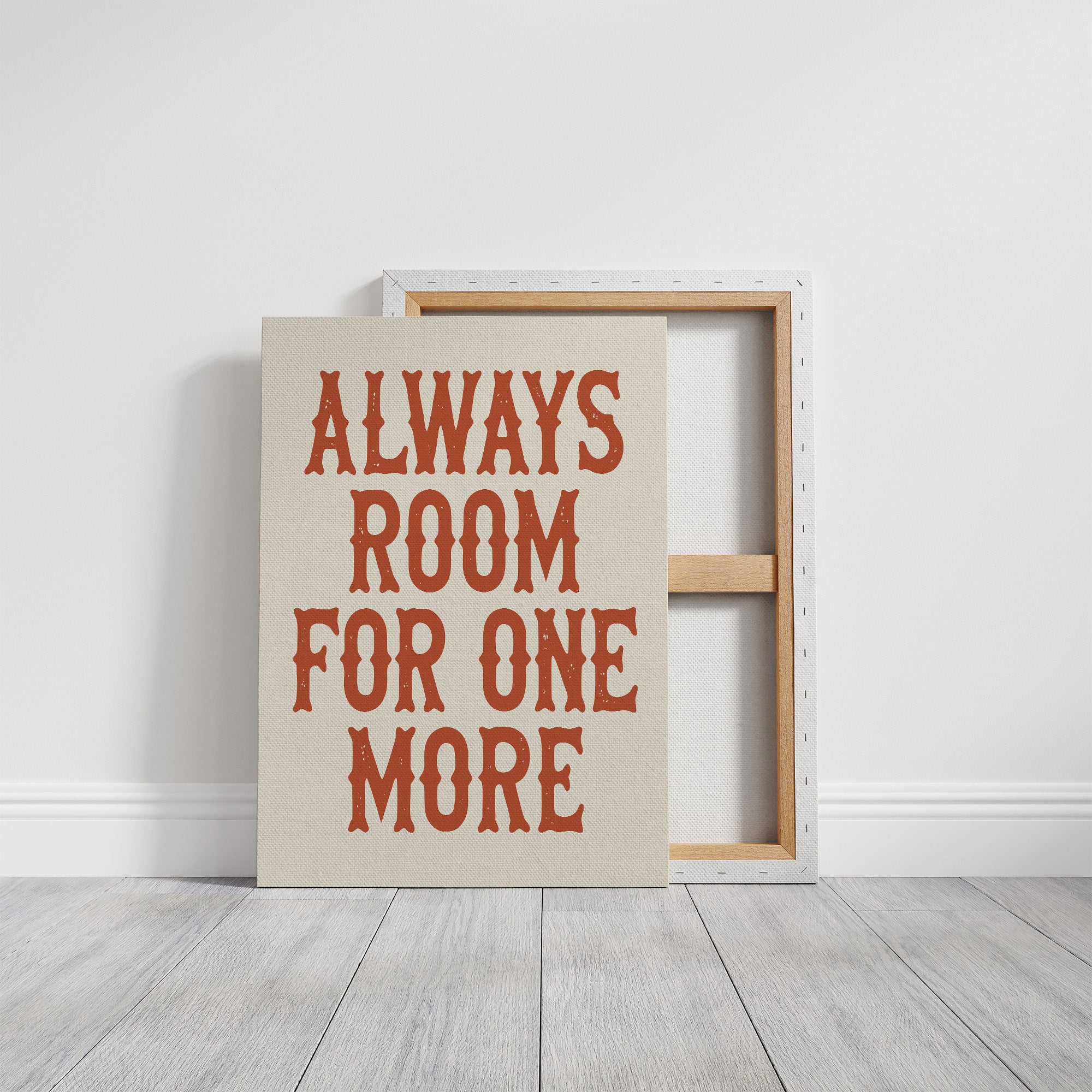 Always Room For One More