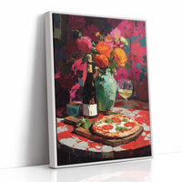 Pizza and Peonies