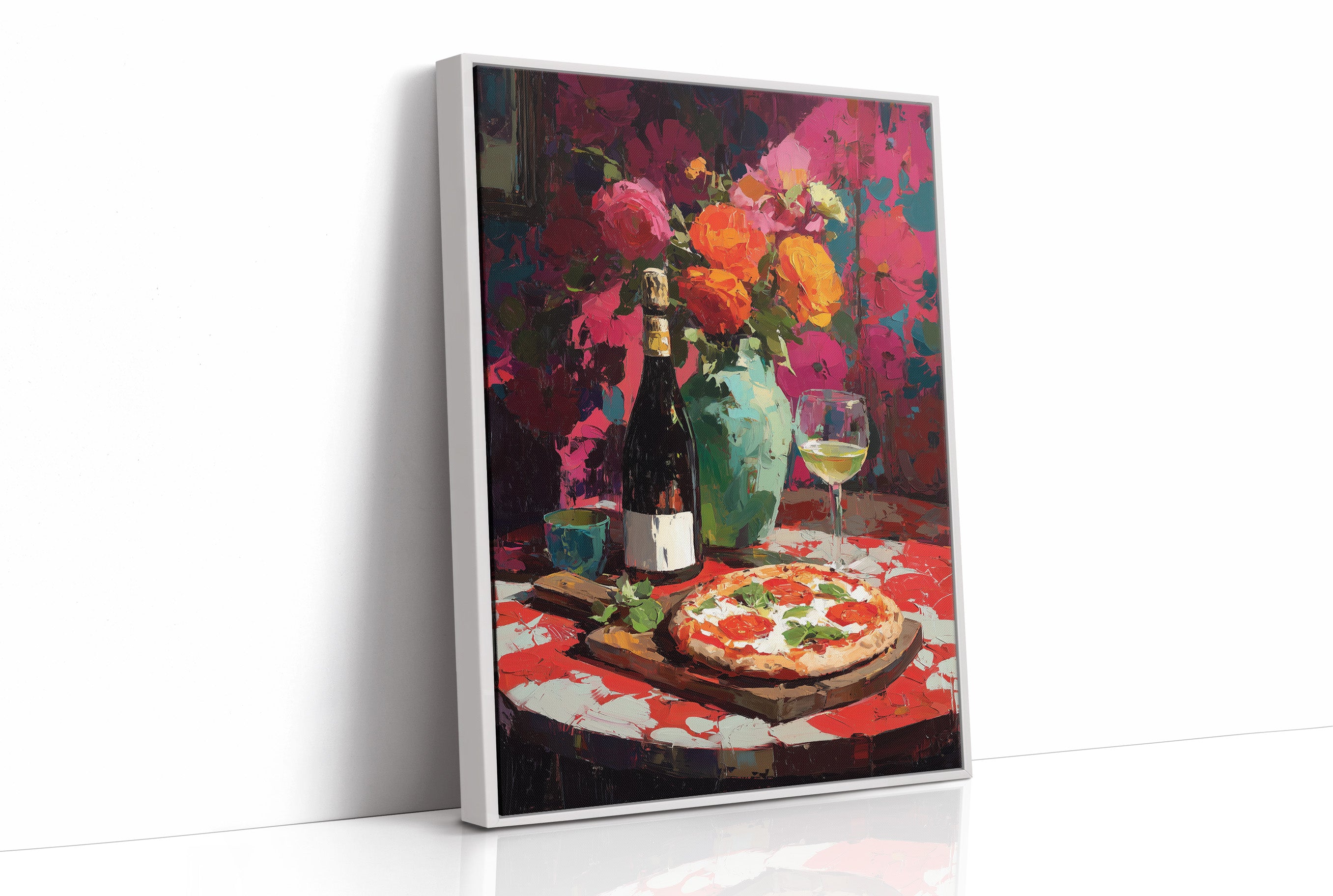 Pizza and Peonies