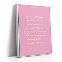 Bubblegum Lullaby in Cream Cursive
