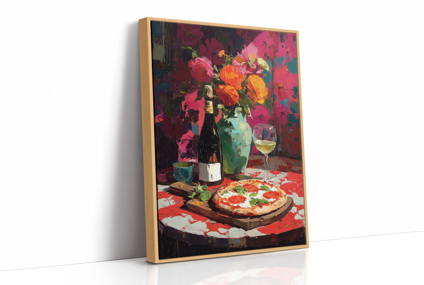 Pizza and Peonies