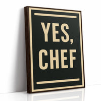 Yes Chef Kitchen Command Print