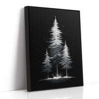 Moonlit Pines Paint Winter's Story