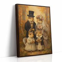 Autumn Acorns In Victorian Finery