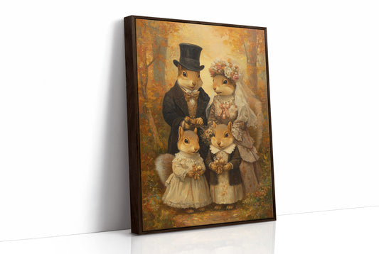 Autumn Acorns In Victorian Finery