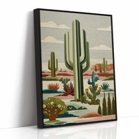 Saguaros Paint Their Desert Symphony