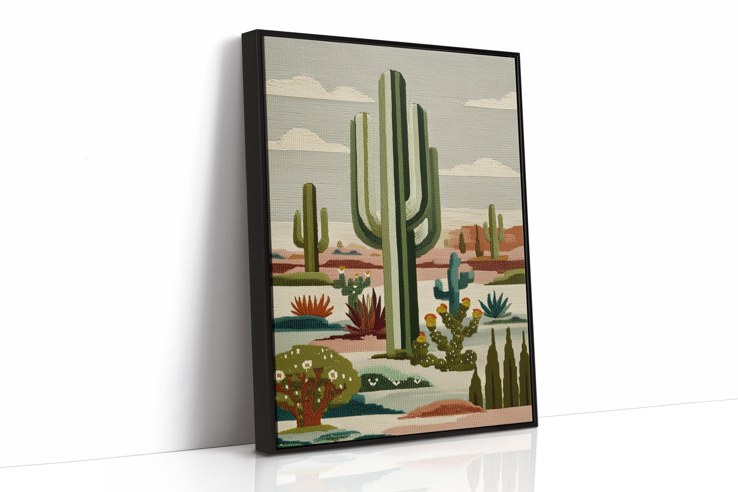 Saguaros Paint Their Desert Symphony