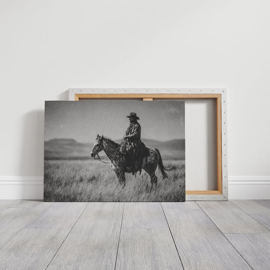 Prairie Dawn Rides Speckled Grace