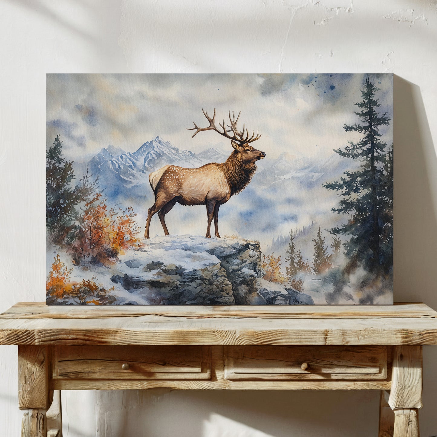 Winter Majesty Claims Mountain Peak