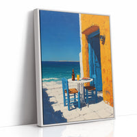 Beer and Blue Doorway