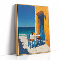 Beer and Blue Doorway