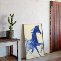 Indigo Stallion Rides The Wind