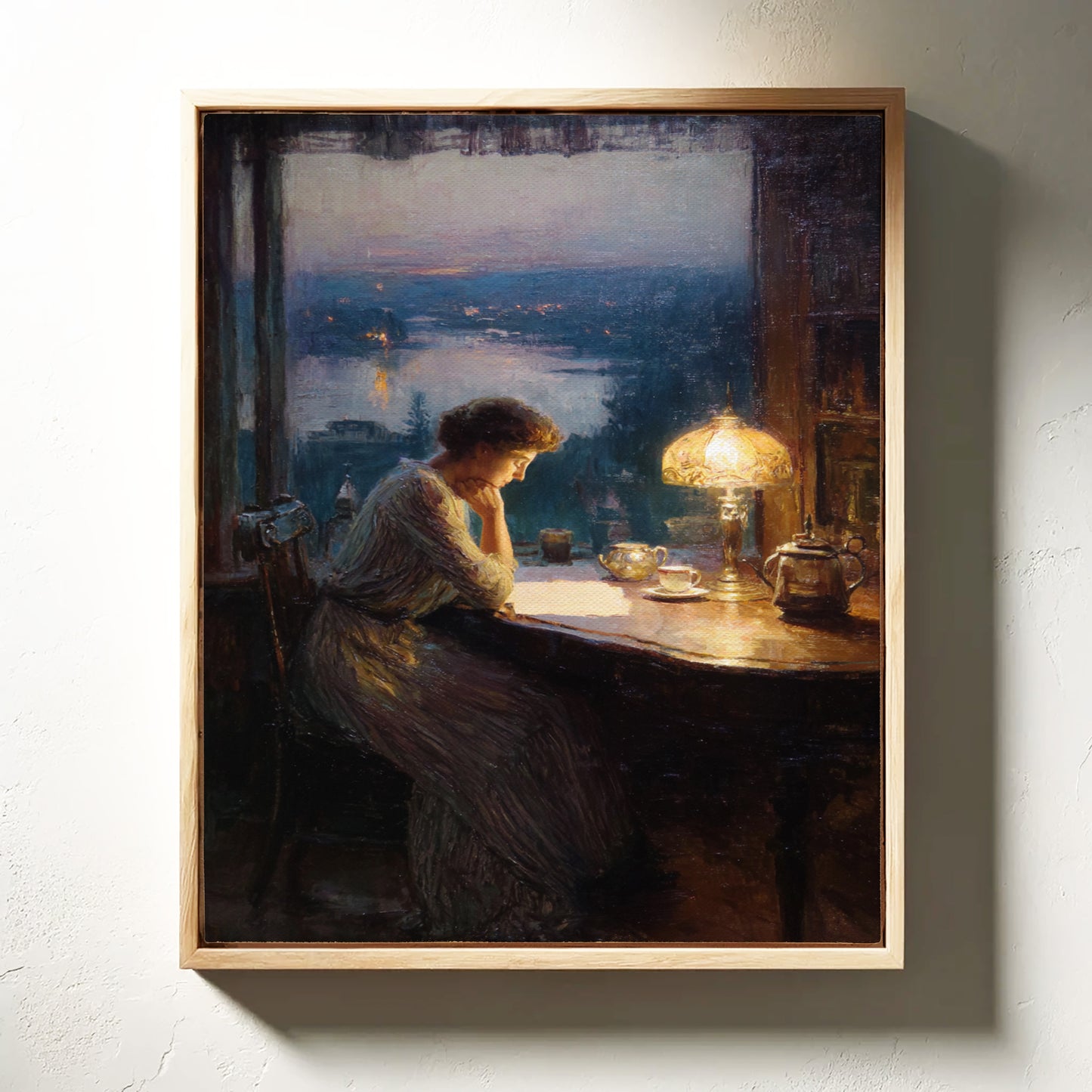 Reflections Beneath the Evening Glow