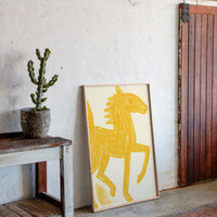 Wild Mustang In Golden Light